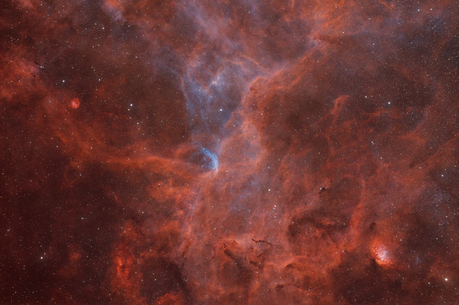 Cygnus incredible emission clouds